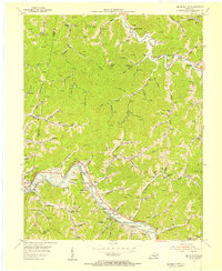 Broad Bottom 1954 topographic map thumbnail