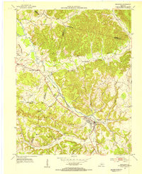Brodhead 1953 topographic map thumbnail