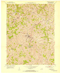 Brooksville 1952 topographic map thumbnail