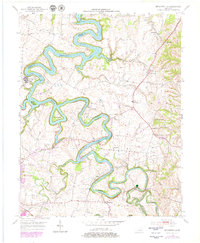 Bryantsville 1952 topographic map thumbnail