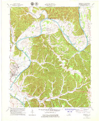 Burkesville 1978 topographic map thumbnail