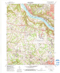 Burlington 1983 topographic map thumbnail