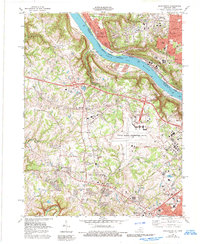 Burlington 1983 topographic map thumbnail