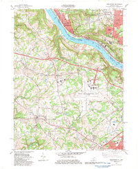 Burlington 1983 topographic map thumbnail
