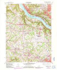 Burlington 1983 topographic map thumbnail