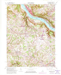 Burlington 1961 topographic map thumbnail
