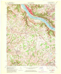Burlington 1961 topographic map thumbnail
