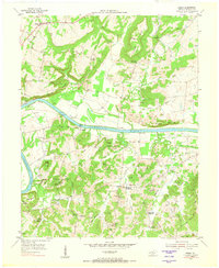 Burna 1954 topographic map thumbnail