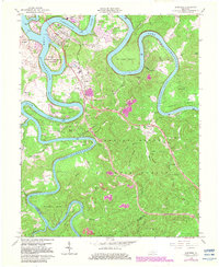 Burnside 1965 topographic map thumbnail