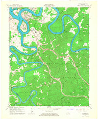 Burnside 1965 topographic map thumbnail