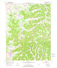 Burtonville 1951 topographic map thumbnail