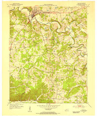 Cadiz 1953 topographic map preview