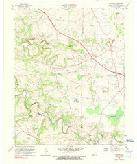 Caledonia 1974 topographic map thumbnail