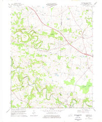 Caledonia 1974 topographic map thumbnail