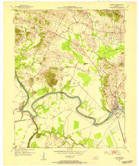 Calhoun 1952 topographic map thumbnail