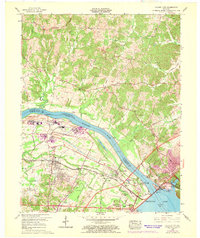 Calvert City 1958 topographic map thumbnail