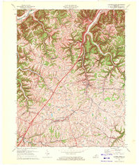 Campbellsburg 1969 topographic map thumbnail