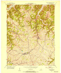 Campbellsburg 1952 topographic map thumbnail
