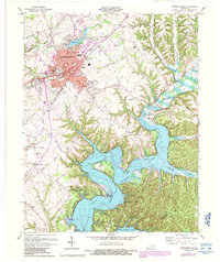 Campbellsville 1970 topographic map thumbnail
