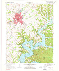 Campbellsville 1970 topographic map thumbnail