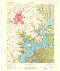 Campbellsville 1970 topographic map thumbnail