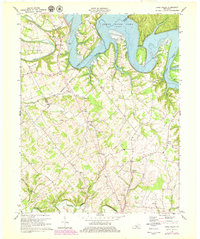 Cane Valley 1970 topographic map thumbnail