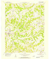 Caneyville 1954 topographic map thumbnail