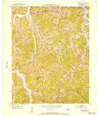 Cannel City 1951 topographic map thumbnail