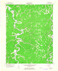 Canoe 1961 topographic map thumbnail