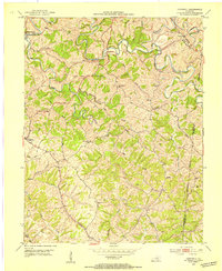 Cardwell 1953 topographic map thumbnail