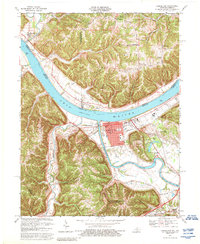Carrollton 1967 topographic map thumbnail