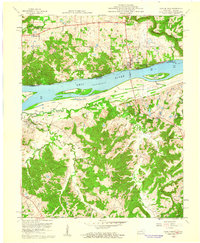 Cave In Rock 1958 topographic map thumbnail