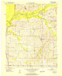 Cayce 1951 topographic map thumbnail