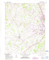 Cecilia 1967 topographic map thumbnail