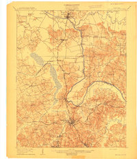 Central City topographic map thumbnail