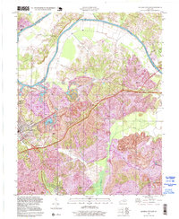 Central City East 1997 topographic map thumbnail