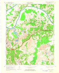 Central City East 1963 topographic map thumbnail