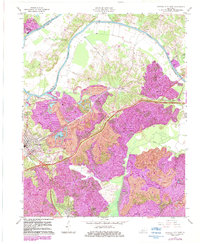 Central City East 1963 topographic map thumbnail