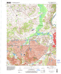 Central City West 1997 topographic map thumbnail