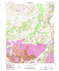 Central City West 1963 topographic map thumbnail