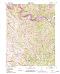 Chaplin 1972 topographic map preview