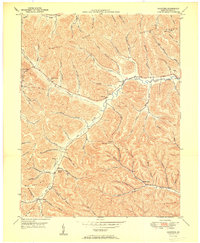 Charters 1950 topographic map thumbnail