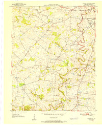Church Hill 1951 topographic map thumbnail