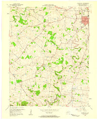 Church Hill 1956 topographic map thumbnail