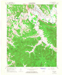 Clay City 1966 topographic map thumbnail