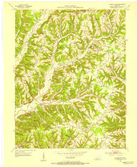 Clementsville 1952 topographic map thumbnail