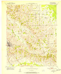 Clinton 1952 topographic map thumbnail