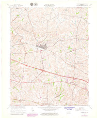 Clintonville 1965 topographic map thumbnail