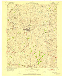 Clintonville 1952 topographic map thumbnail