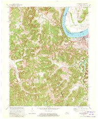 Cloverport 1970 topographic map thumbnail